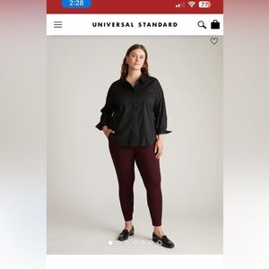 Universal Standard Minimalist Moro Ponte pants NWT